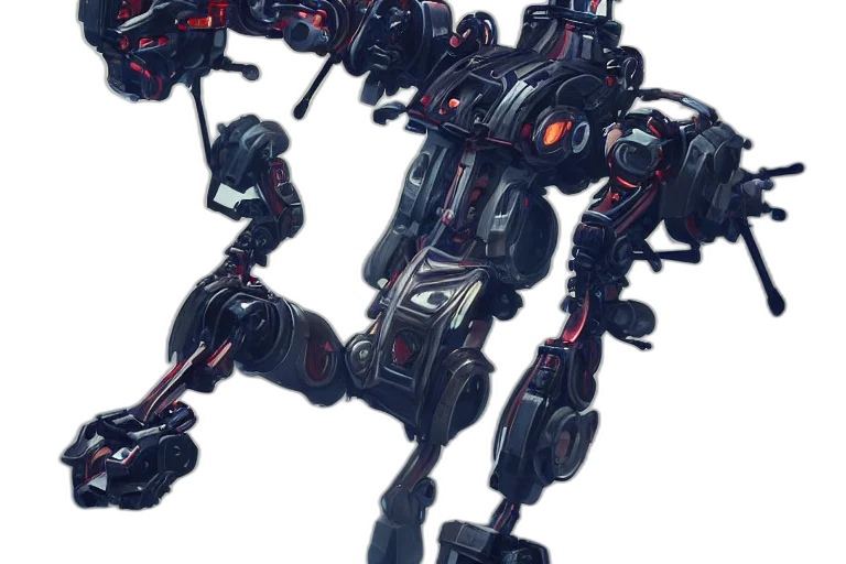 robot, weapon, creature, concept art transparent PNG cut-out
