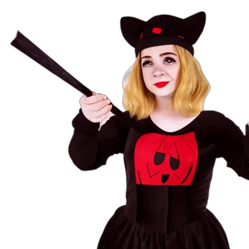 staff, hat, cartoon, sabrina transparent PNG cut-out