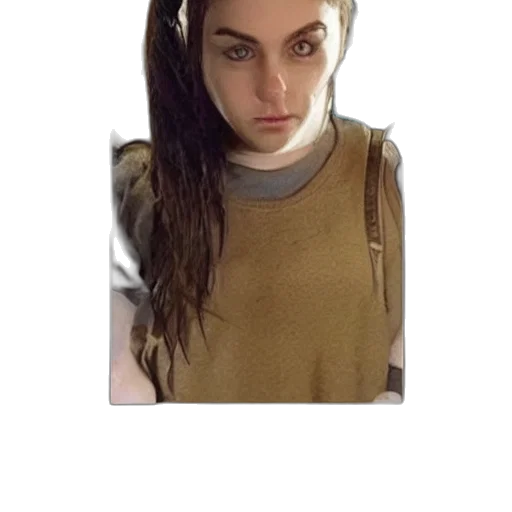staff, jacket, face, hair transparent PNG cut-out