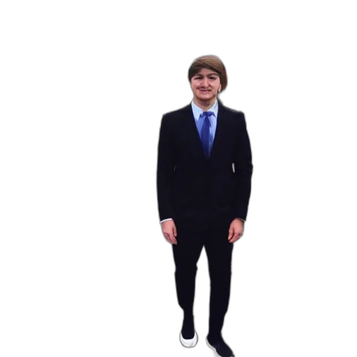 staff, jacket, face, creature transparent PNG cut-out