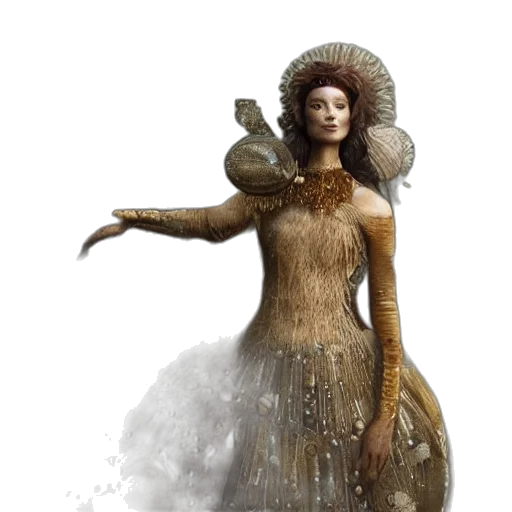 dress, hair, concept art, fantasy art transparent PNG cut-out
