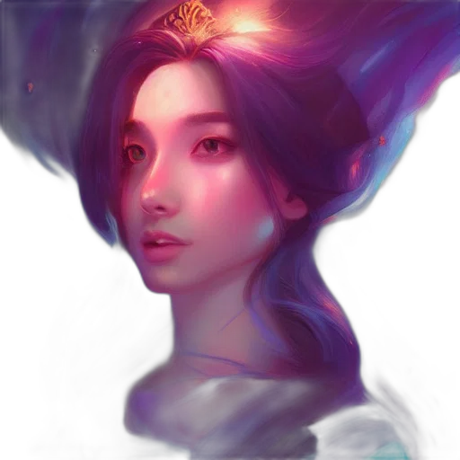 crown, face, fantasy art, concept art transparent PNG cut-out