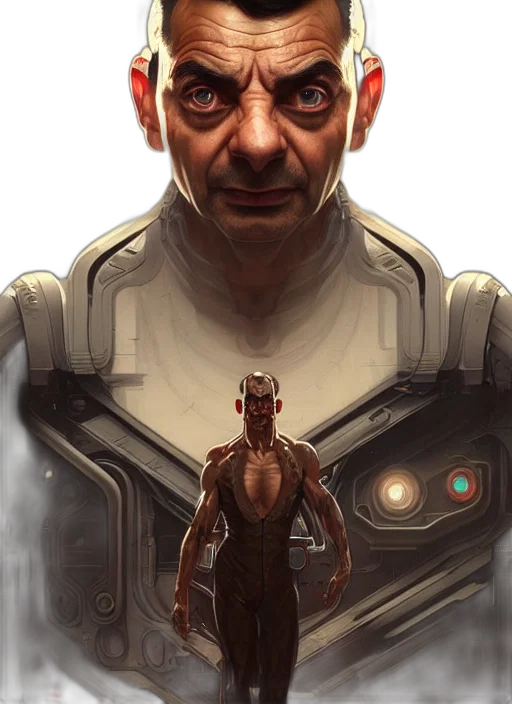 robot, face, concept art, comic book art transparent PNG cut-out