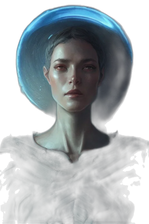 face, crown, robot, creature transparent PNG cut-out