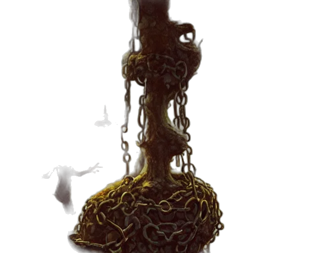 crown, hair, dress, staff transparent PNG cut-out