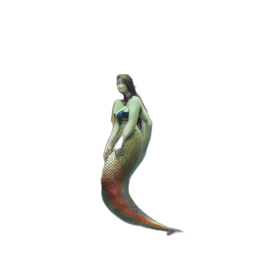 dress, creature, staff, jewelry transparent PNG cut-out