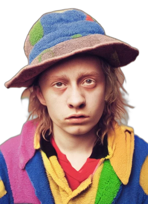 hat, jacket, face, animal transparent PNG cut-out