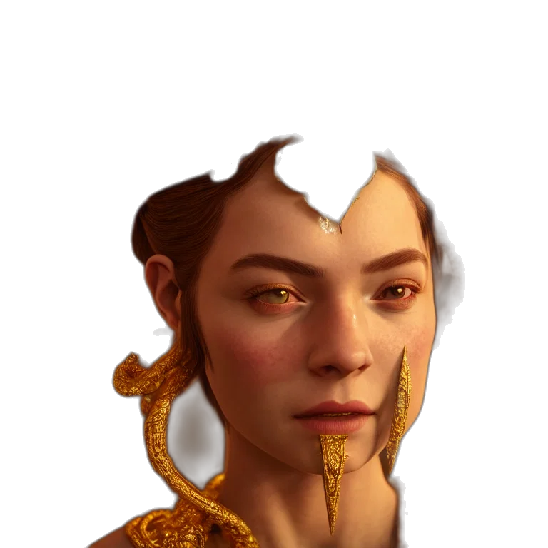 face, jewelry, crown, dragon transparent PNG cut-out