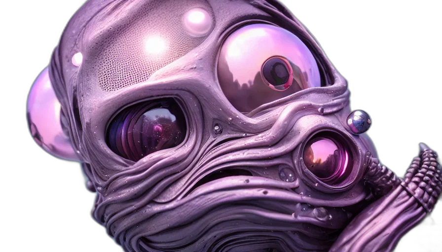 mask, creature, face, robot transparent PNG cut-out