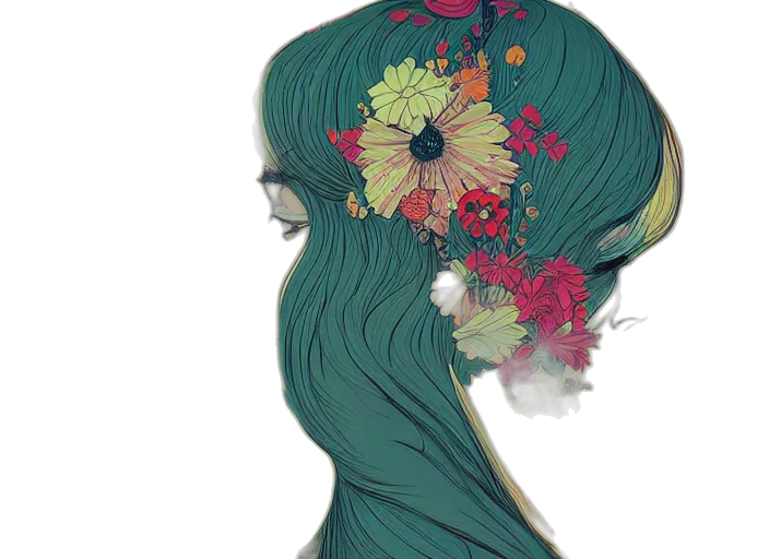 crown, flower, dress, mask transparent PNG cut-out
