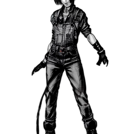 jacket, staff, weapon, animal transparent PNG cut-out