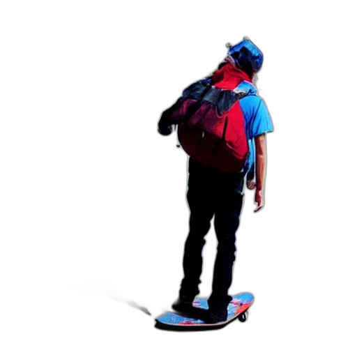 hat, jacket, shoes, staff transparent PNG cut-out