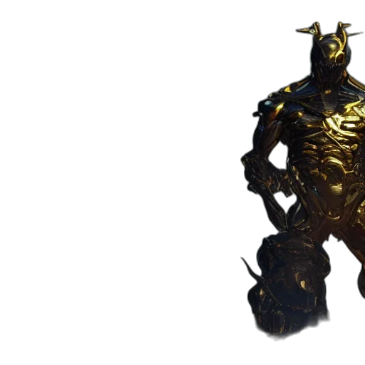 creature, mask, concept art, 3d render transparent PNG cut-out