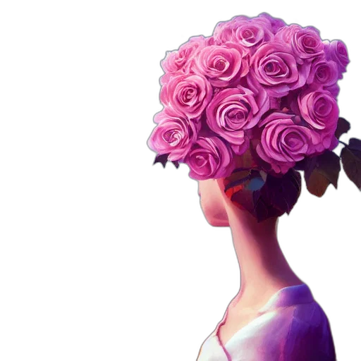 crown, flower, dress, hat transparent PNG cut-out