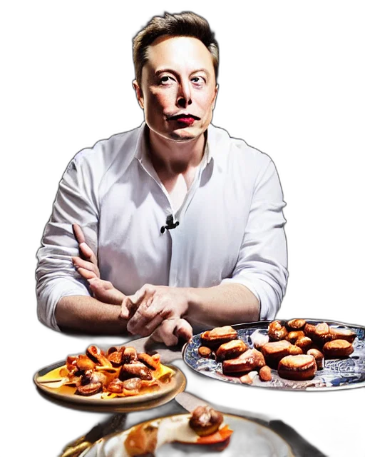 food, robot, face, creature transparent PNG cut-out