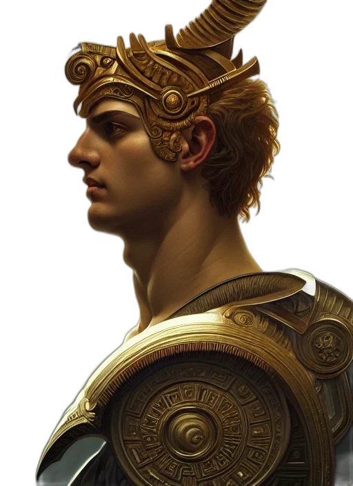 crown, face, sword, fantasy art transparent PNG cut-out