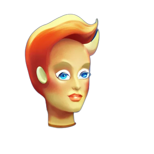 face, crown, staff, hair transparent PNG cut-out