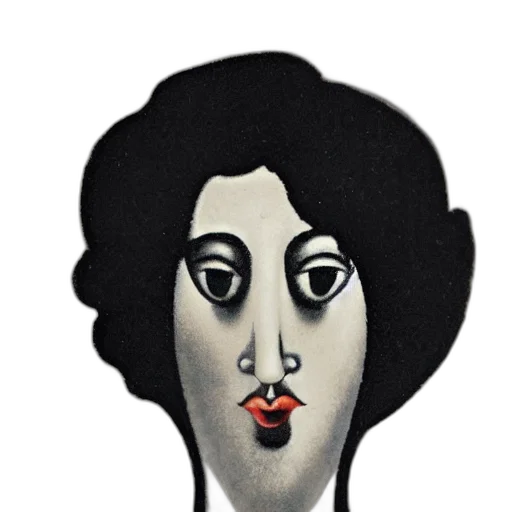 face, mask, cartoon, photorealistic transparent PNG cut-out