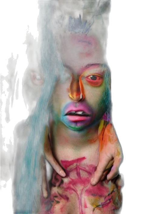 face, mask, creature, dress transparent PNG cut-out