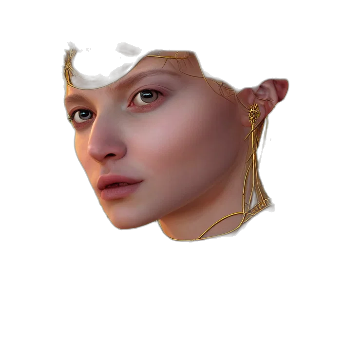 crown, face, mask, jewelry transparent PNG cut-out