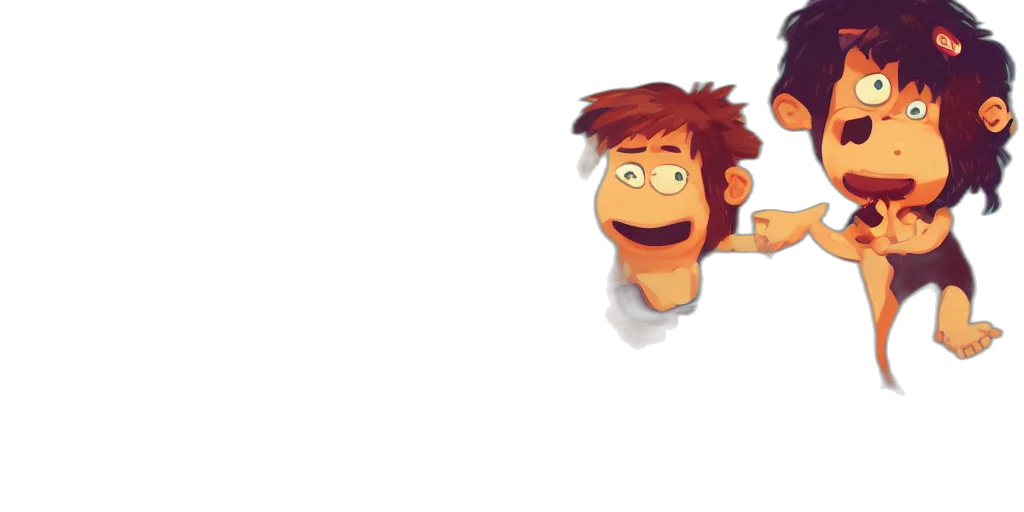 staff, creature, concept art, cartoon transparent PNG cut-out