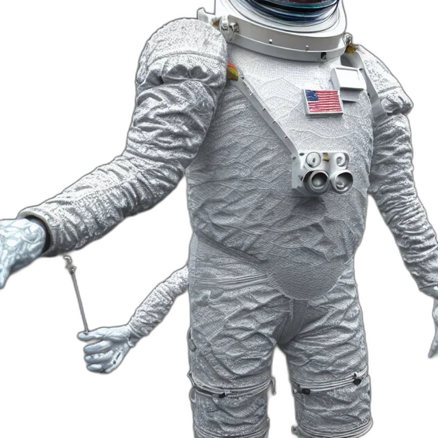 robot, jacket, staff, mask transparent PNG cut-out