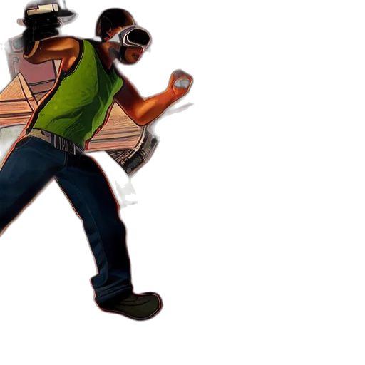 staff, concept art, cartoon, 3d render transparent PNG cut-out
