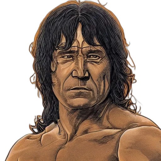 face, hair, animal, photorealistic transparent PNG cut-out