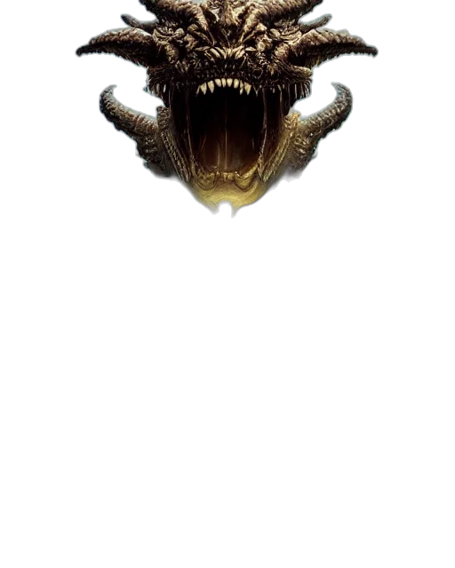 dragon, mask, creature, animal transparent PNG cut-out