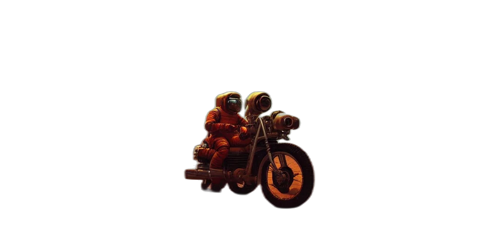 robot, weapon, car, jacket transparent PNG cut-out