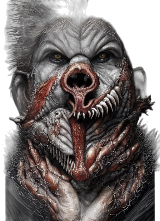 creature, face, mask, animal transparent PNG cut-out