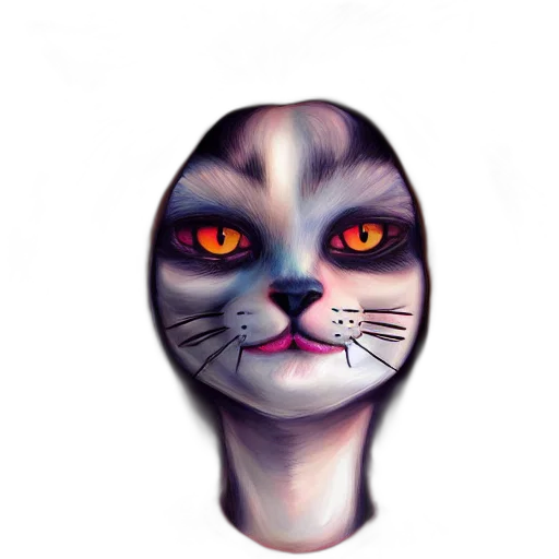 mask, face, animal, creature transparent PNG cut-out