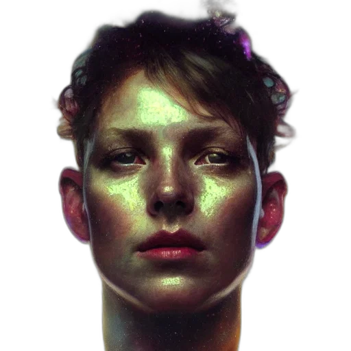face, crown, mask, robot transparent PNG cut-out