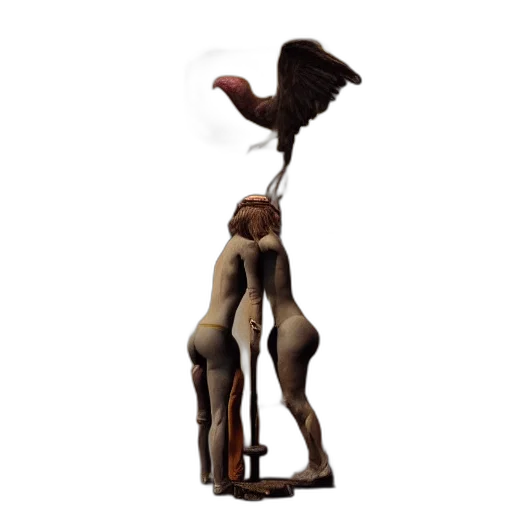 staff, animal, creature, hair transparent PNG cut-out