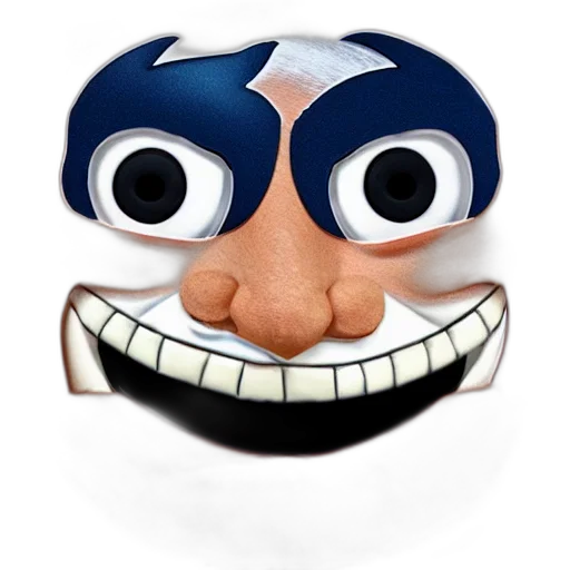 mask, face, robot, creature transparent PNG cut-out