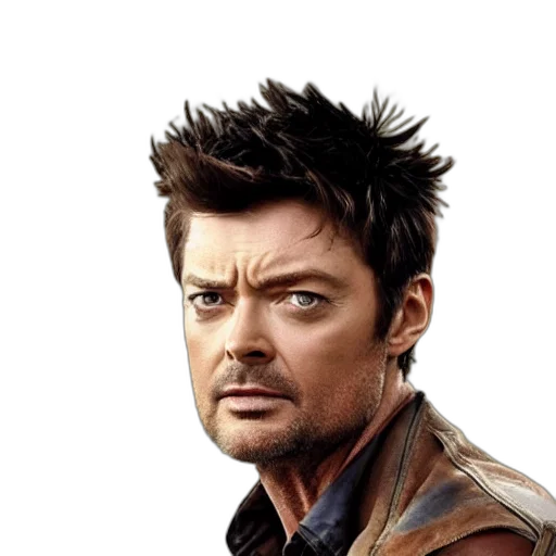 hair, face, staff, animal transparent PNG cut-out