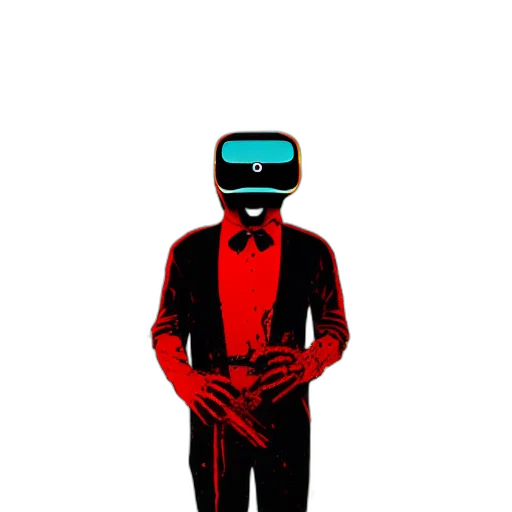 robot, mask, face, staff transparent PNG cut-out
