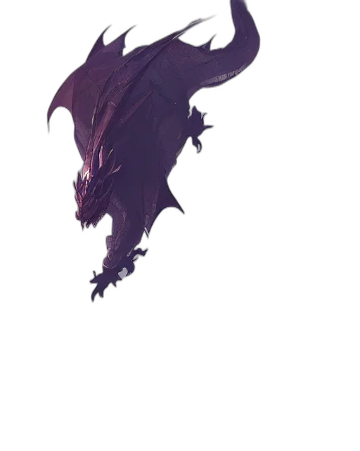 dragon, creature, staff, animal transparent PNG cut-out