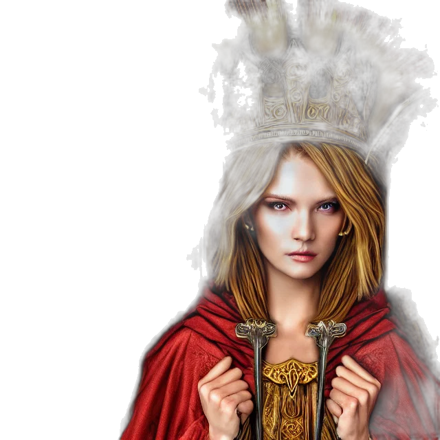 crown, staff, fantasy art, concept art transparent PNG cut-out
