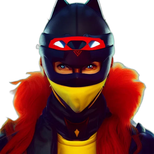 mask, face, comic book art, concept art transparent PNG cut-out