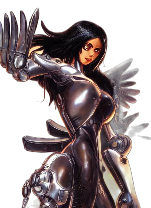 concept art, comic book art, fantasy art, photorealistic transparent PNG cut-out