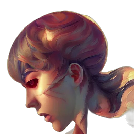 face, crown, hair, mask transparent PNG cut-out