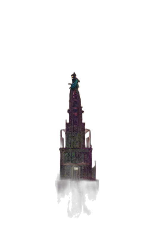 crown, building, staff, dress transparent PNG cut-out