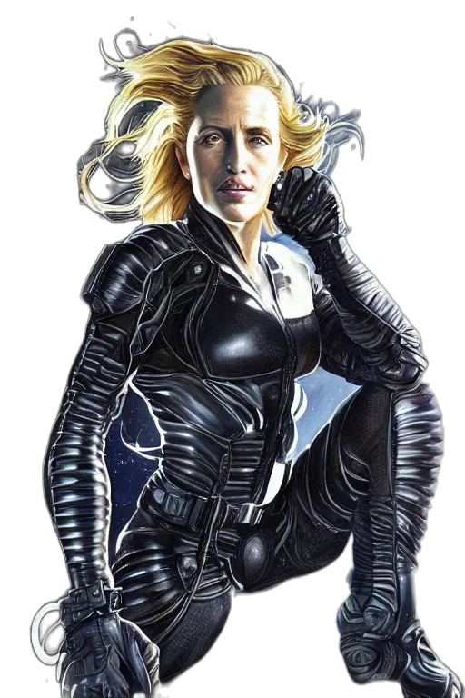robot, jacket, comic book art, concept art transparent PNG cut-out