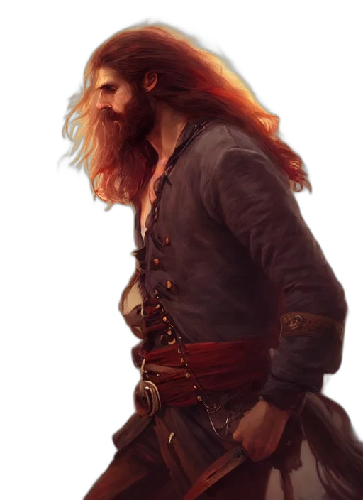 sword, hair, crown, fantasy art transparent PNG cut-out