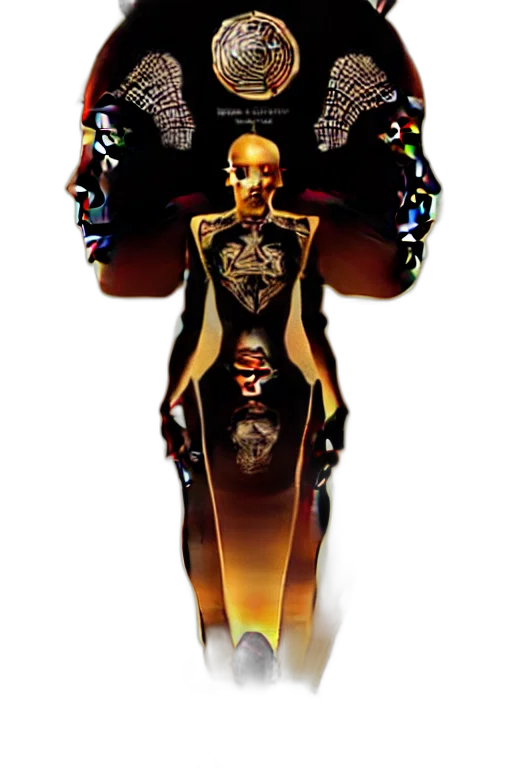 robot, crown, staff, jewelry transparent PNG cut-out