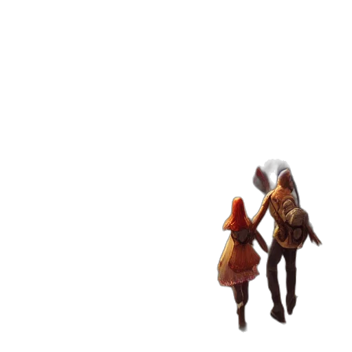 hat, staff, weapon, dress transparent PNG cut-out