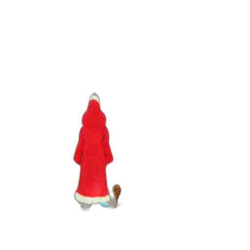 dress, staff, jacket, hat transparent PNG cut-out