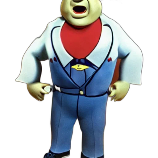 jacket, staff, creature, robot transparent PNG cut-out