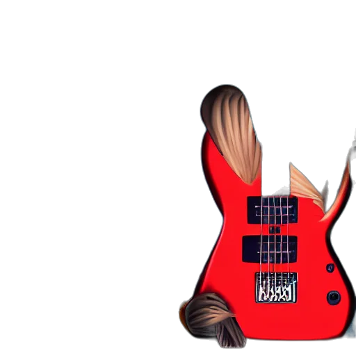 hair, weapon, 3d render, photorealistic transparent PNG cut-out